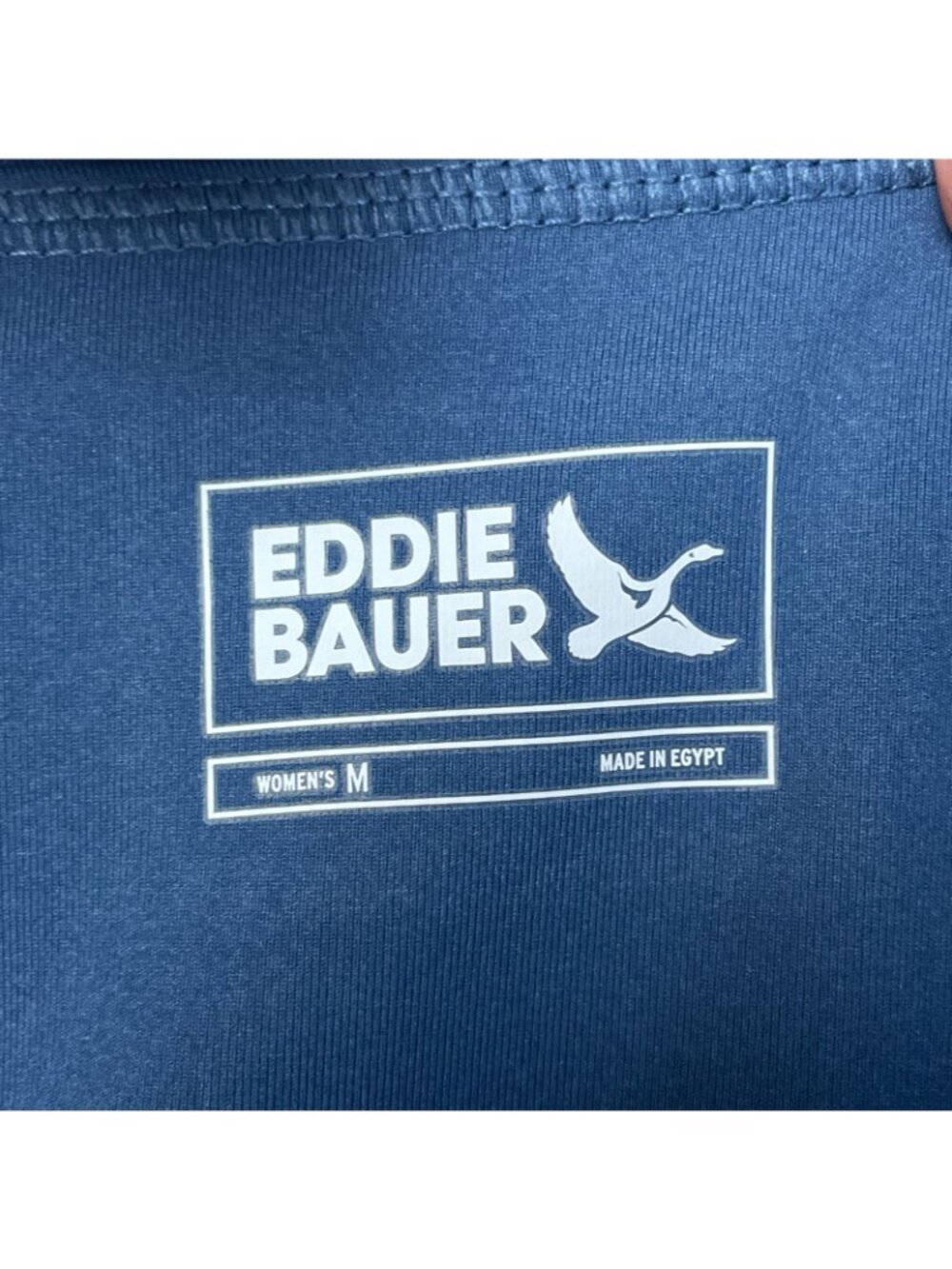 NWT Eddie Bauer Women's M Blue Trail Tight Leggings High-Waist Zip Pockets G2054 - Picture 9 of 14